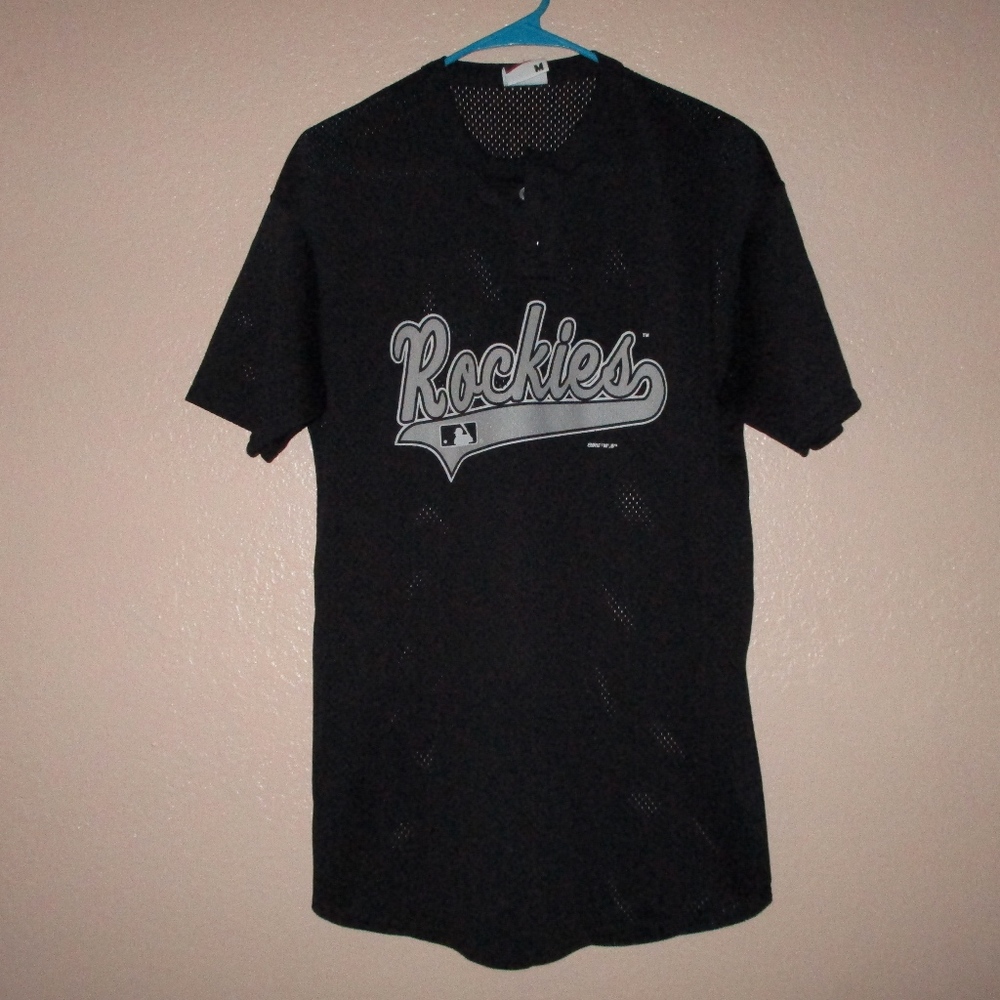 Colorado rockies Baseball jersey practice Maestas